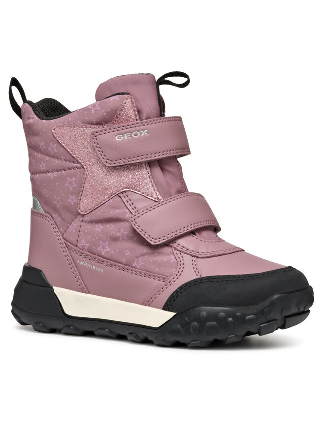 Geox Škornji za sneg Geox J Trekkyup Girl B Ab J46M7C 0MNBC C8006 S Roza