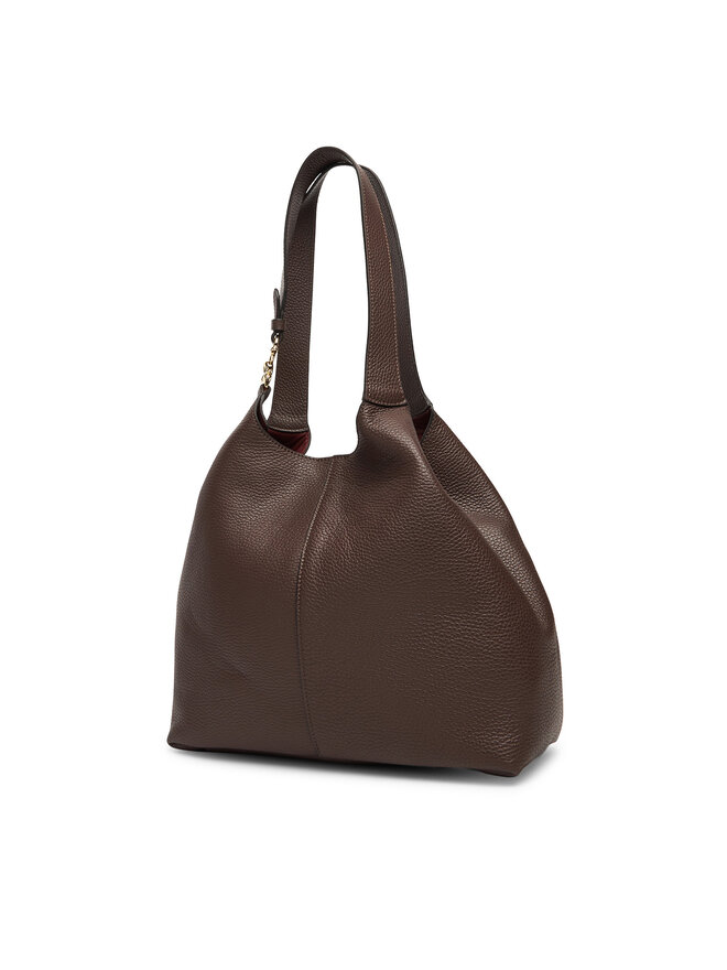 Coccinelle Дамска чанта Coccinelle Hand Grained L E1 SHA 11 02 01 Кафяв