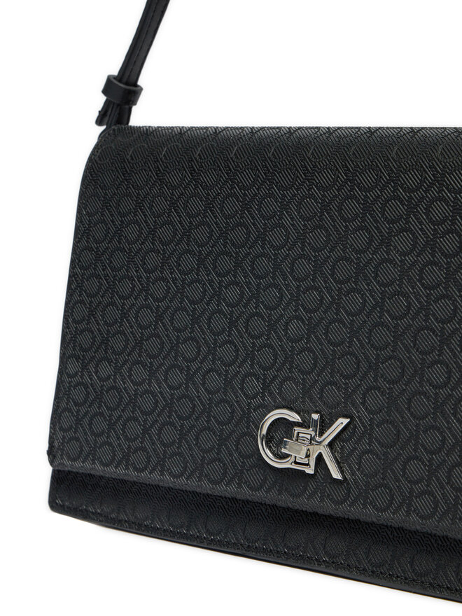 Calvin Klein Táska Calvin Klein Ck Elongated Shoulder Bag_Mono K60K613139 Fekete