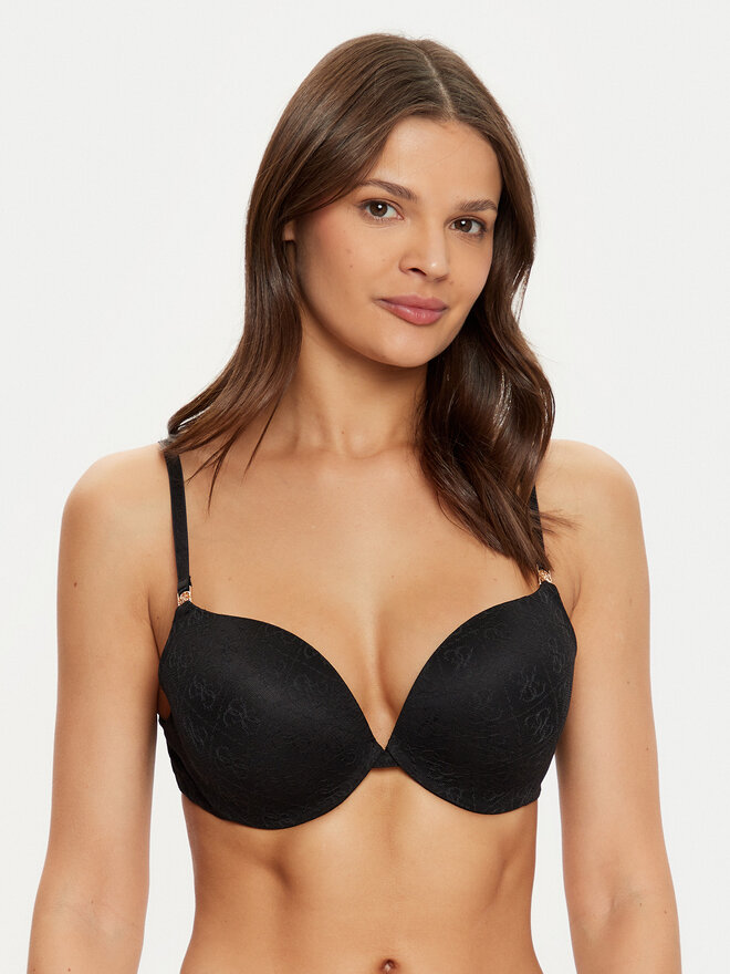 Guess Guess Σουτιέν με μπανέλα O5RC12 KCLB0 Μαύρο