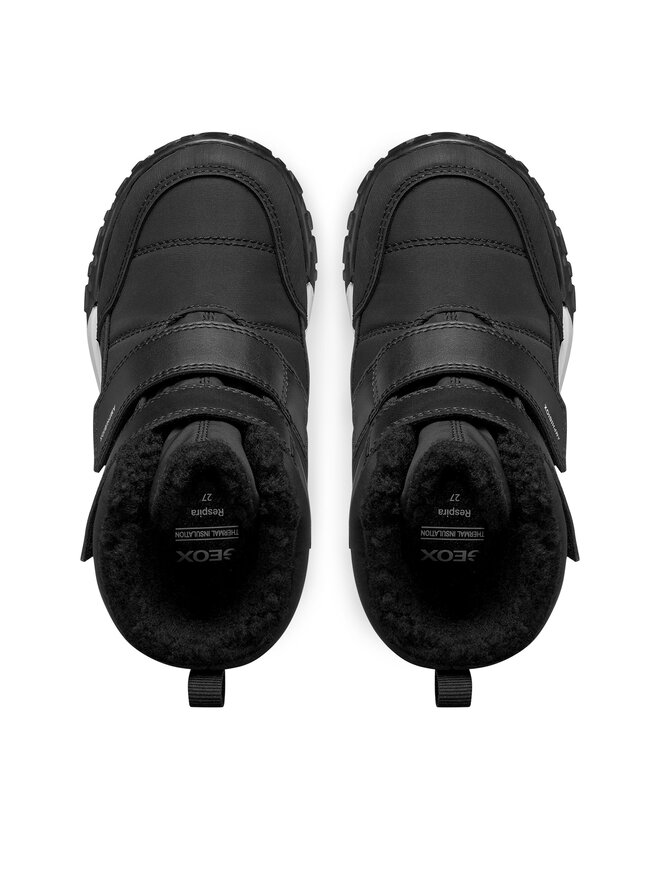 Geox Schneeschuhe Geox J Trekkyup Boy B Abx J66MBA 0FU54 C9999 S Schwarz