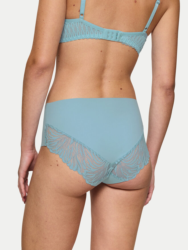 Triumph Triumph Klasične spodnje hlačke z visokim pasom Pretty 10222227 Svetlo modra