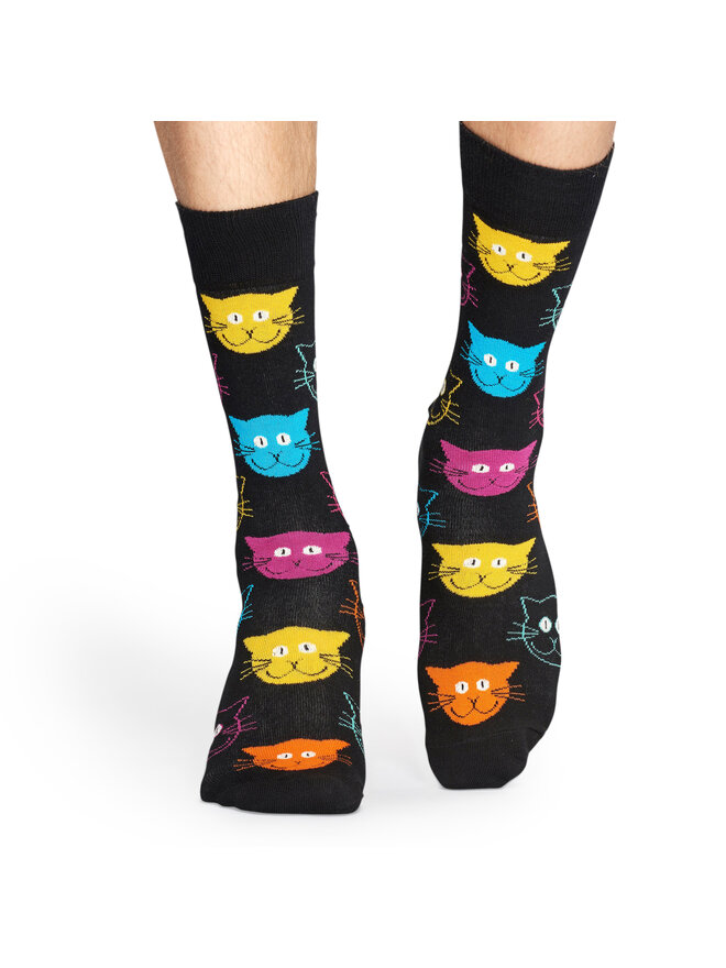Happy Socks Дълги чорапи unisex Happy Socks MJA01-9001 Черен