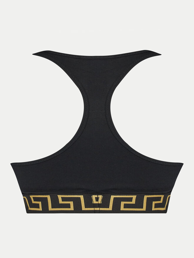 Versace Versace Top de sujetador AUD01039 1A10011 Negro