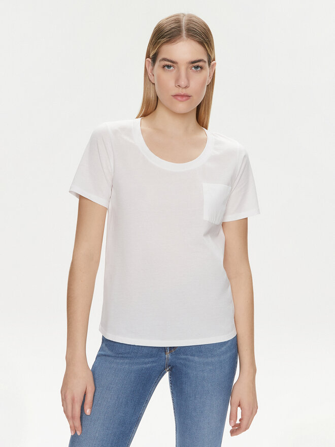 United Colors Of Benetton United Colors Of Benetton Camiseta 3J5CD106R Blanco Regular Fit