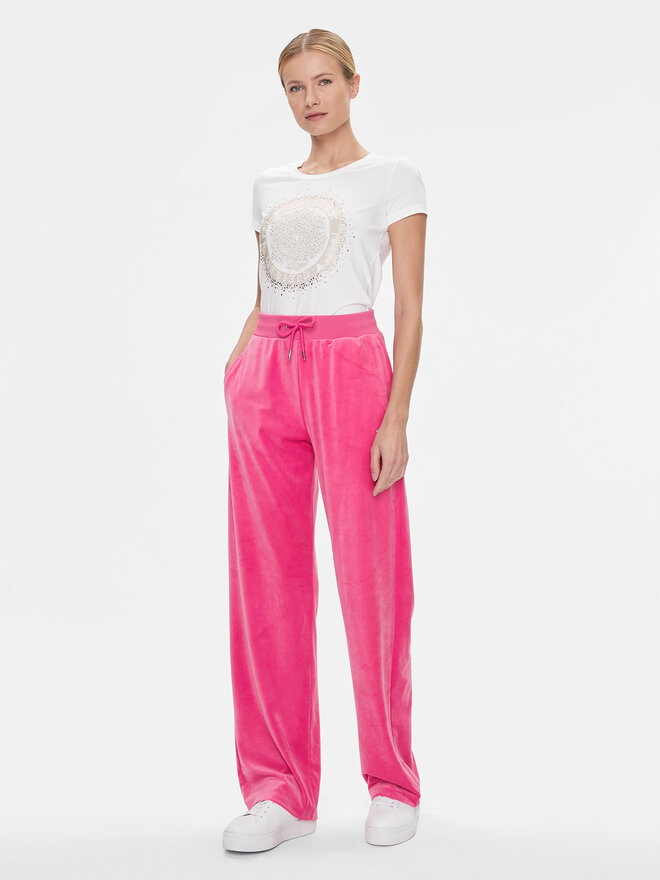 Guess Guess Marškinėliai Camelia W4RI47 J1314 Balta Slim Fit