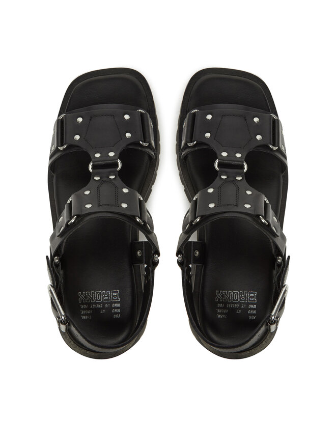 Bronx Sandales Bronx Rac-Quel 85041-A Melns