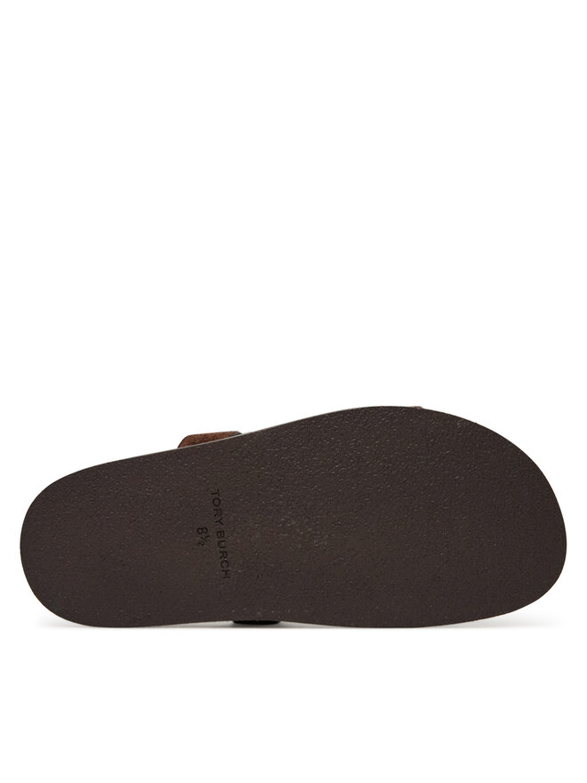 Tory Burch Iešļūcenes Tory Burch Ines Sport Slide 163481 Brūns