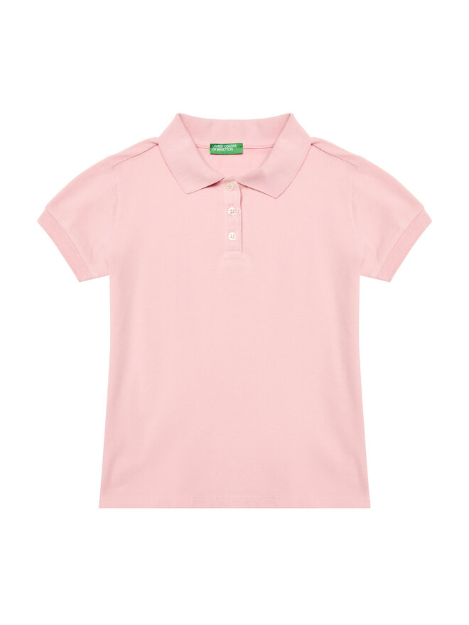 United Colors Of Benetton United Colors Of Benetton Polo marškinėliai 3WG9C300O Rožinė Regular Fit