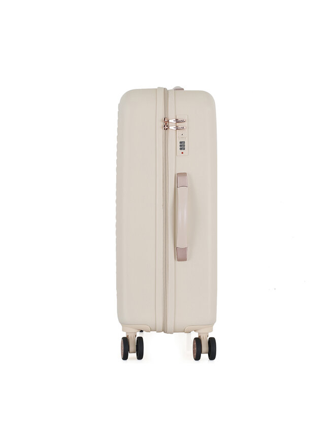 Semi Line Μεσαία Βαλίτσα Semi Line T5791-2 Εκρού