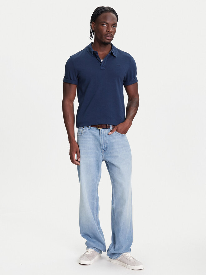 Mustang Mustang Polo Palco 1016505 Blu scuro Regular Fit