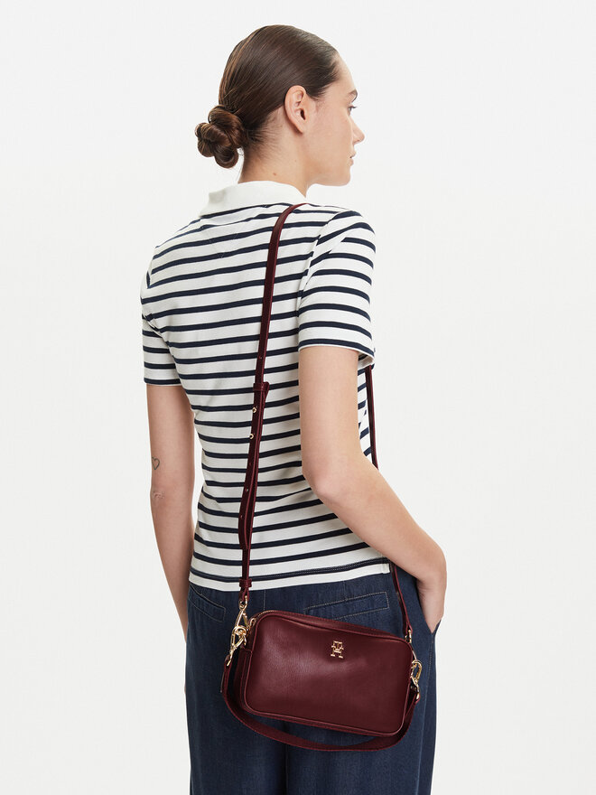 Tommy Hilfiger Ročna torba Tommy Hilfiger AW0AW16894 Bordo rdeča