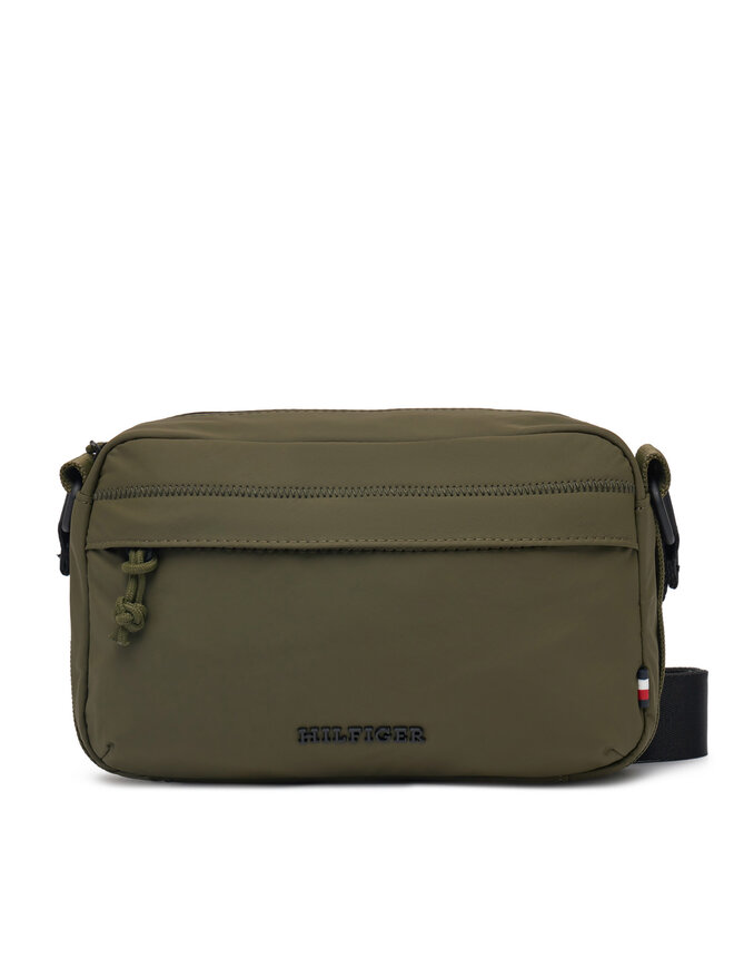 Tommy Hilfiger Τσαντάκι Tommy Hilfiger Th Colour Ew Reporter AM0AM13219 Πράσινο