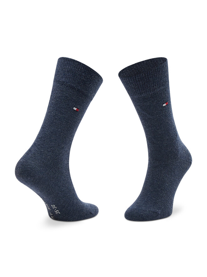 Tommy Hilfiger Комплект 2 чифта дълги чорапи детски Tommy Hilfiger 391334 Син