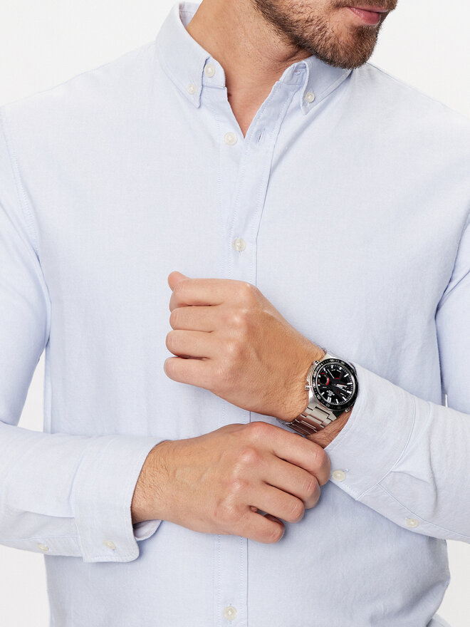 Casio Zegarek Casio EFV-C110D-1A4VEF Srebrny