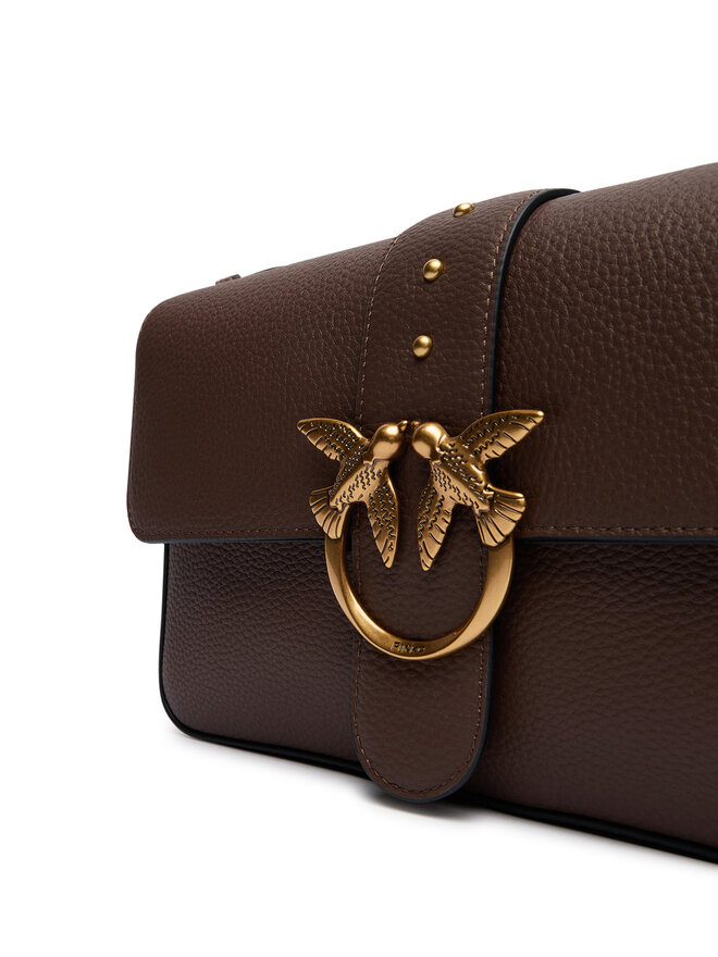 PINKO Handtasche PINKO Love One Classic Slouchy Fl PLTT 104524 A2OX Braun