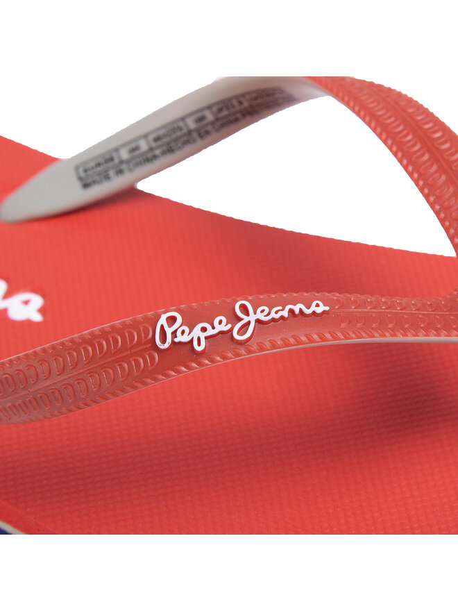 Pepe Jeans Σαγιονάρες Pepe Jeans Beach Basic PBS70032 Κόκκινο