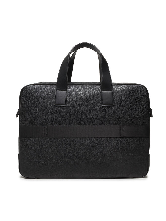 Tommy Hilfiger Portatīvā datora soma Tommy Hilfiger Th Central Computer Bag AM0AM10274 Melns