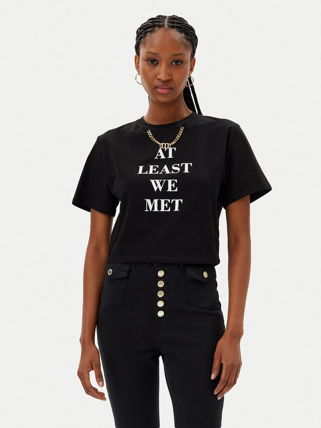 MET MET Camiseta M10 261TS Negro Regular Fit