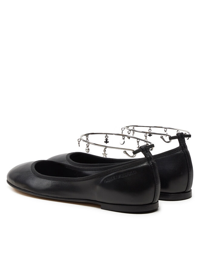 KARL LAGERFELD Baleríny KARL LAGERFELD Karo KL40124 Černá