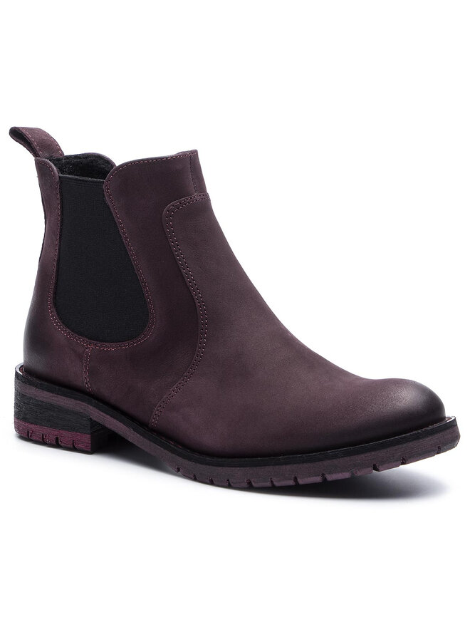GINO ROSSI Klassische Stiefeletten Gino Rossi 802A-01 Dunkelrot