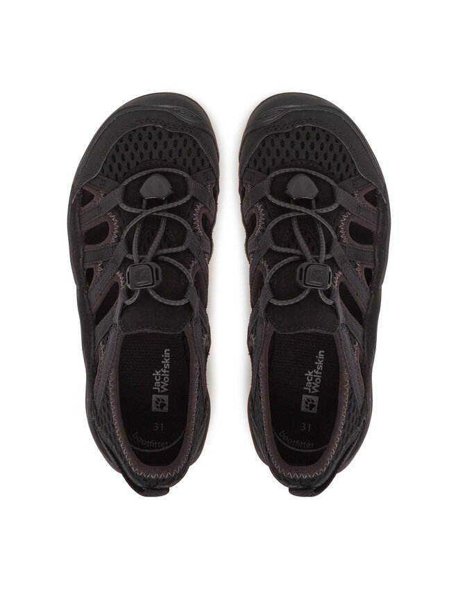 Jack Wolfskin Sandalen Jack Wolfskin Levente Sandal A64080 M Schwarz