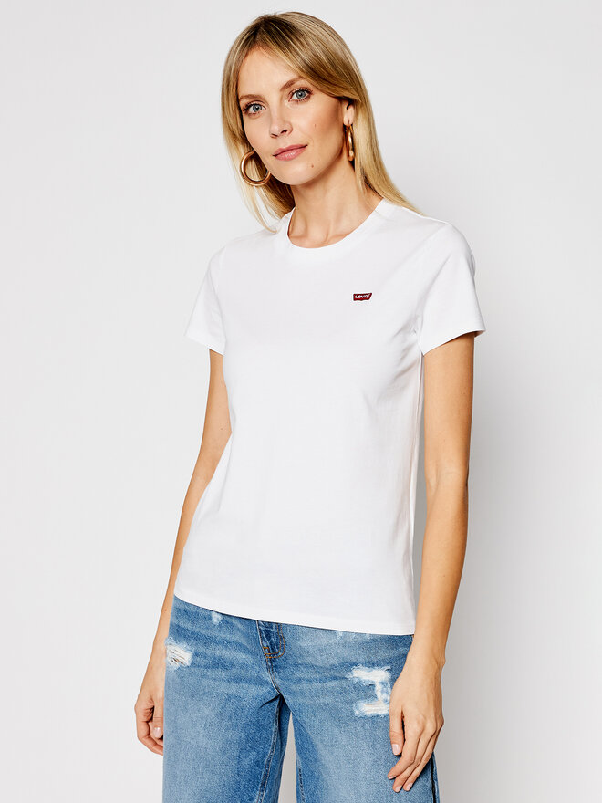 Levi's® Levi's Marškinėliai Perfect Tee 39185-0006 Balta Regular Fit