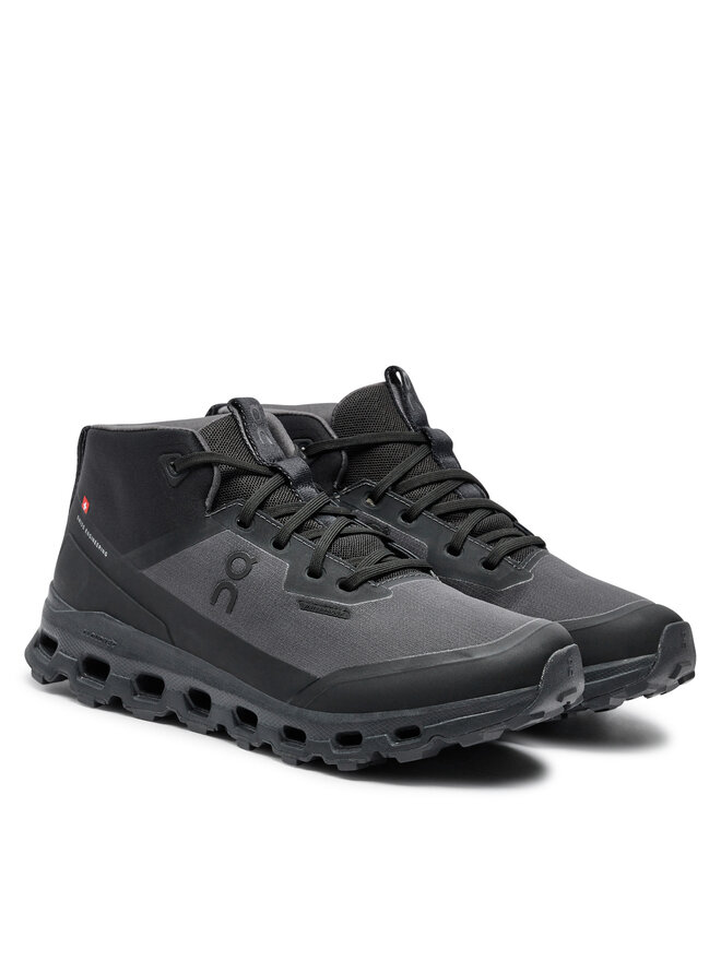 On Scarpe da trekking On Cloudroam Waterproof 3WD30070106 Nero