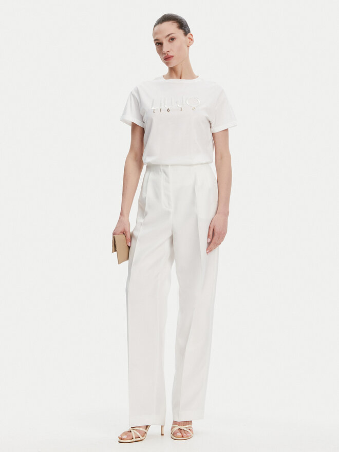 Liu Jo Liu Jo T-Shirt WA5007 JS923 Weiß Relaxed Fit