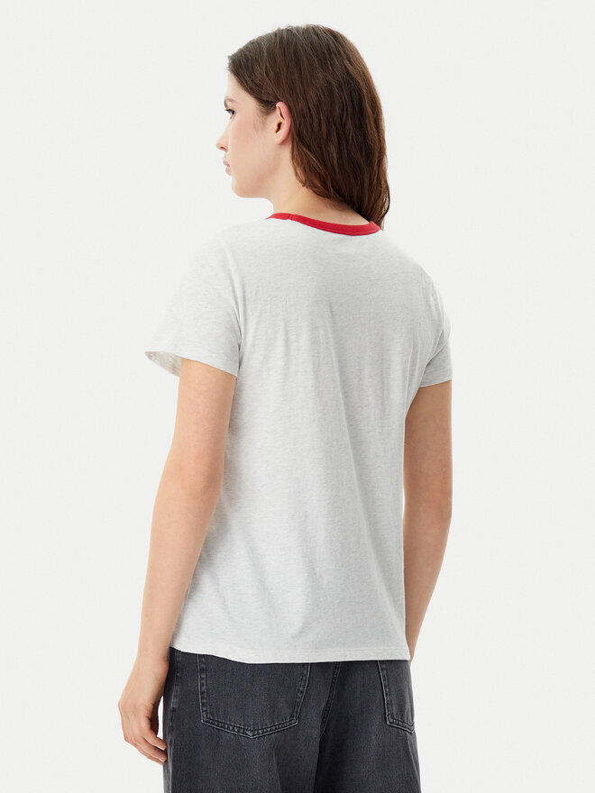 Gap Gap Marškinėliai 723653-06 Pilka Regular Fit