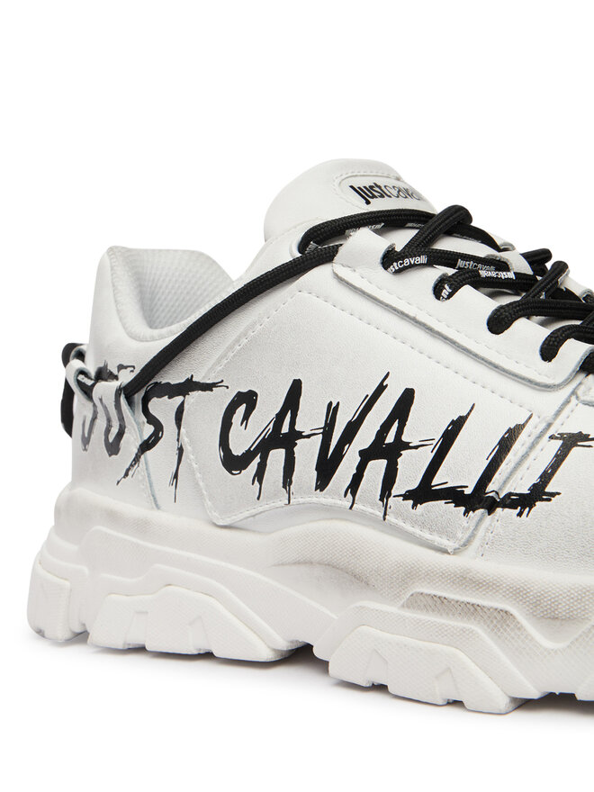 Just Cavalli Снікерcи Just Cavalli 80QA3SH1 ZPC21 Білий