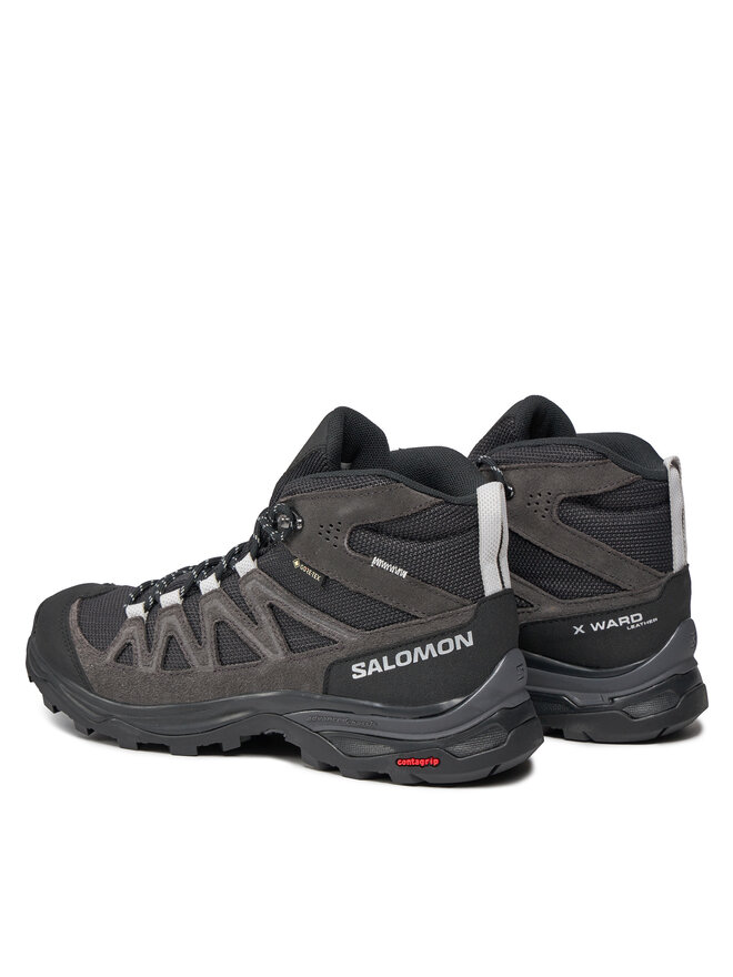 Salomon Trekking Salomon X Ward Leather Mid GORE-TEX L47181900 Crna