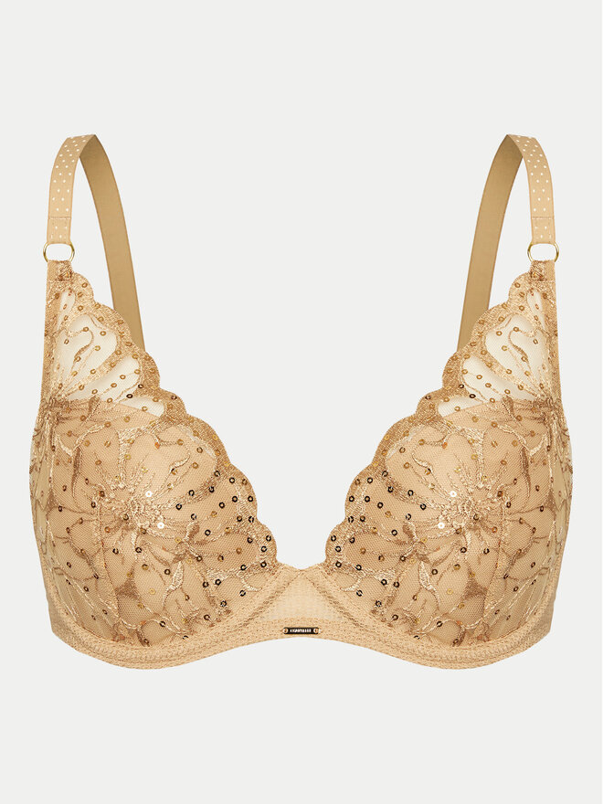 Chantelle Chantelle Бюстгальтер з підкладкою Fleurs Si C12Q20 Бежевий