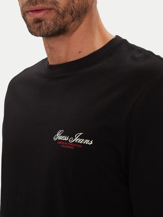 Guess Jeans Guess Jeans Camiseta de manga larga M5YI03 K8HM0 Negro Regular Fit