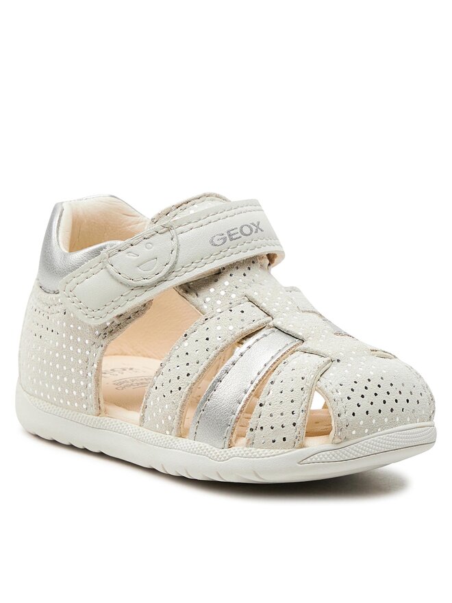 Geox Sandalen Geox B Sandal Macchia Gir B254WB 007NF C1Q1N Weiß