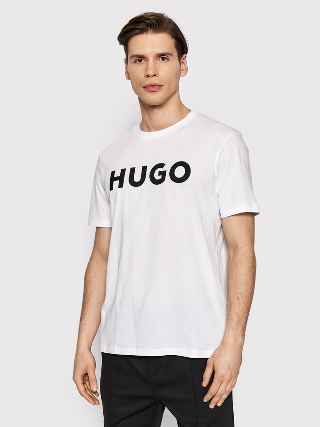 HUGO HUGO Camiseta Dulivio 50467556 Blanco Regular Fit