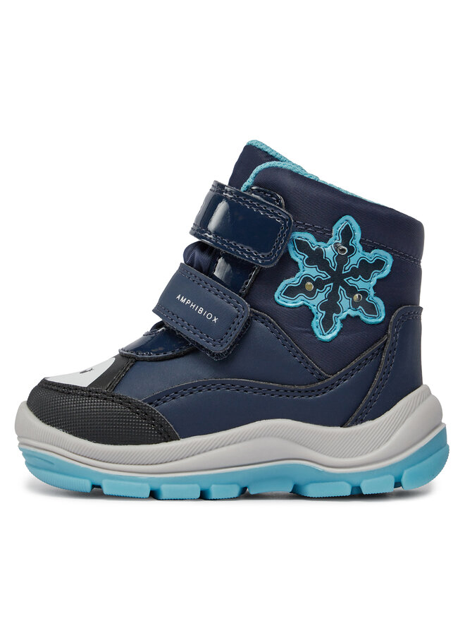 Geox Kozačky Geox B Flanfil Girl B Abx B363WA 054FU CF4N4 M Tmavomodrá