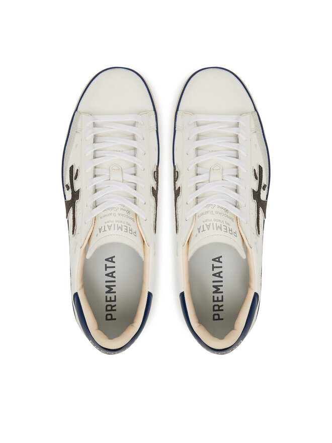 Premiata Сникърси Premiata STEVEN VAR 7503 Бял