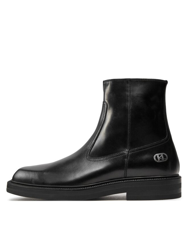 KARL LAGERFELD Kozačky KARL LAGERFELD KL11440 Černá