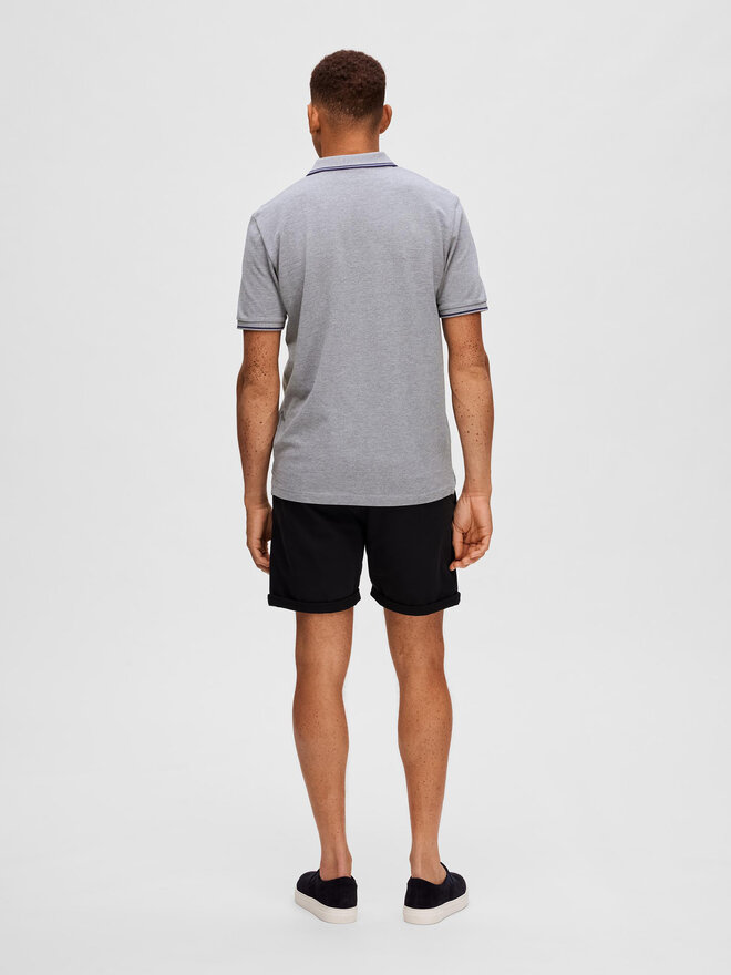 Selected Homme Selected Homme Poloshirt 16087840 Grau Regular Fit