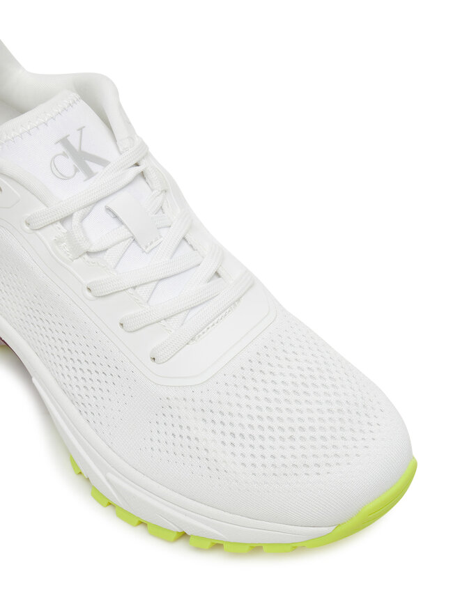 Calvin Klein Jeans Αθλητικά Calvin Klein Jeans Hike Runner Mg Tech YW0YW01856 Λευκό