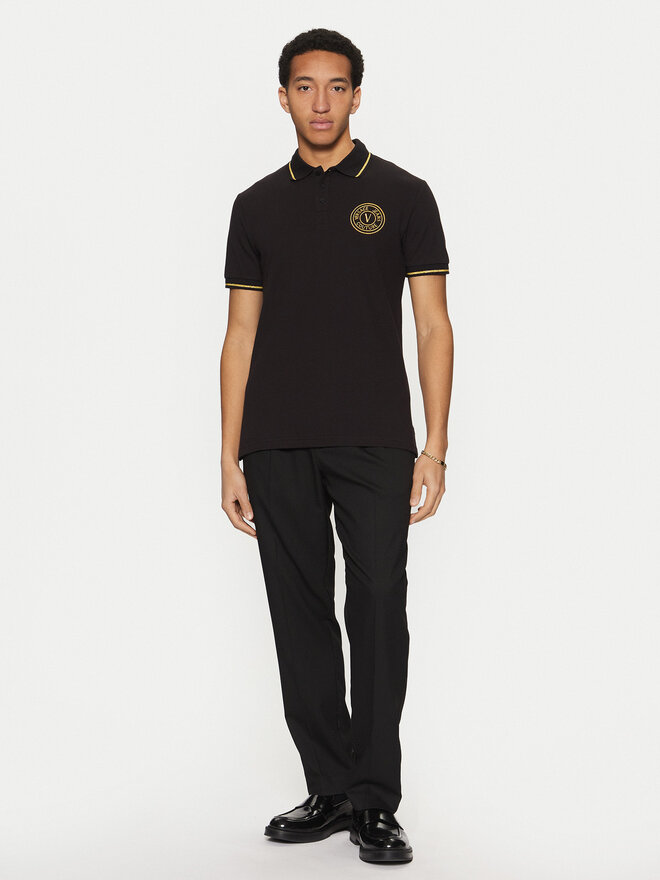 Versace Jeans Couture Versace Jeans Couture Polo 78GAGT00 Μαύρο Regular Fit