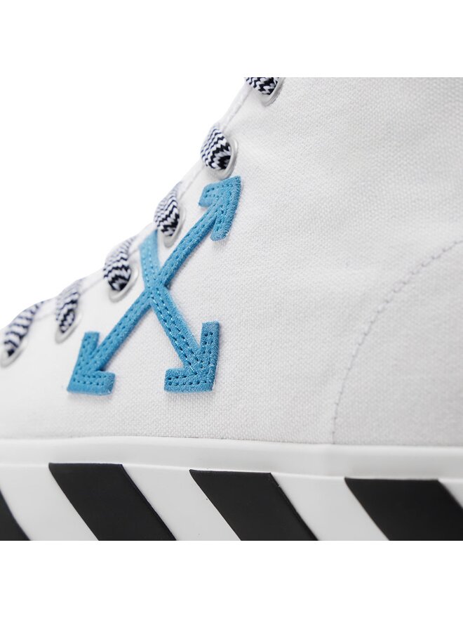  - ★mican★ OFF-WHITE Low Vulcanized Canvas Suede White Navy Blue – N-Hype