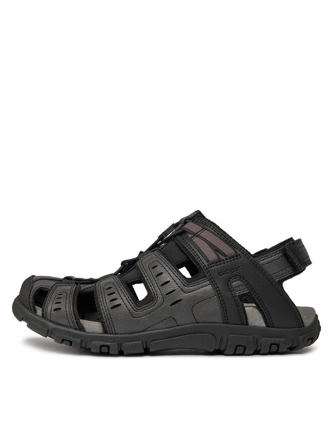 Geox Sandály Geox Uomo Sandal Strada U4524C 000ME C9999 Černá