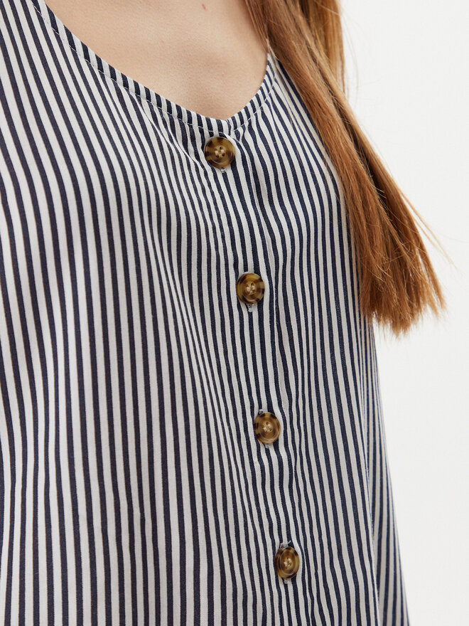 Vero Moda Vero Moda Топ Bumpy 10325830 Cиній Standard Fit