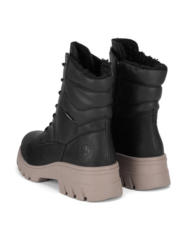 Rieker Schnürschuhe Rieker 71831-00 Schwarz