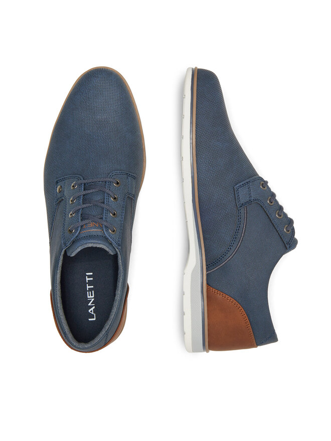 Lanetti Zapatos hasta el tobillo Lanetti MP07-181109-03 Azul marino