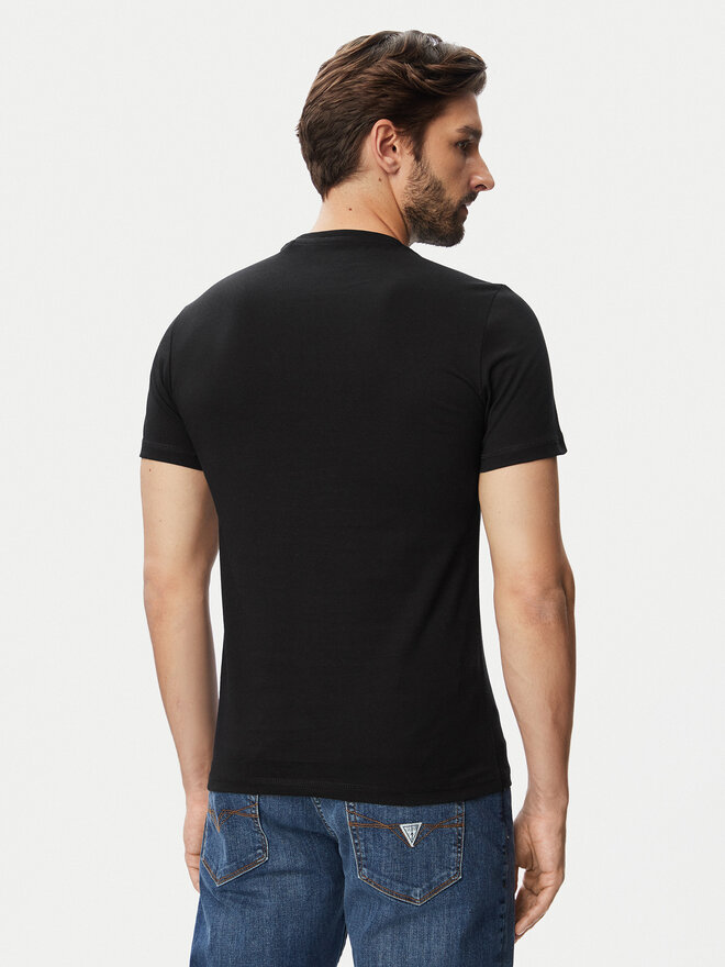 Guess Guess Футболка M6YI44 K4230 Чорний Slim Fit