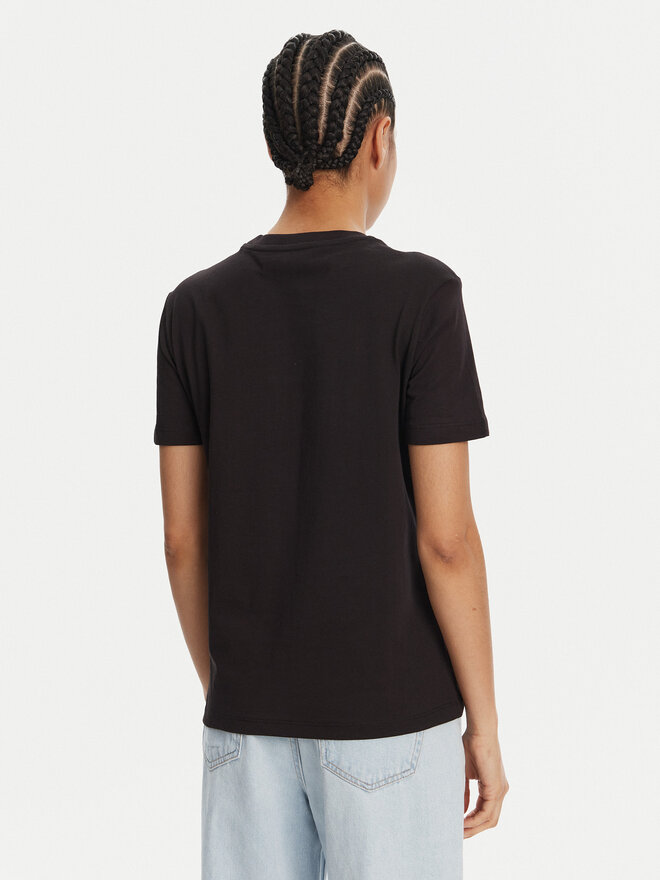 Just Cavalli Just Cavalli T-Shirt 78PAHT01 Μαύρο Regular Fit