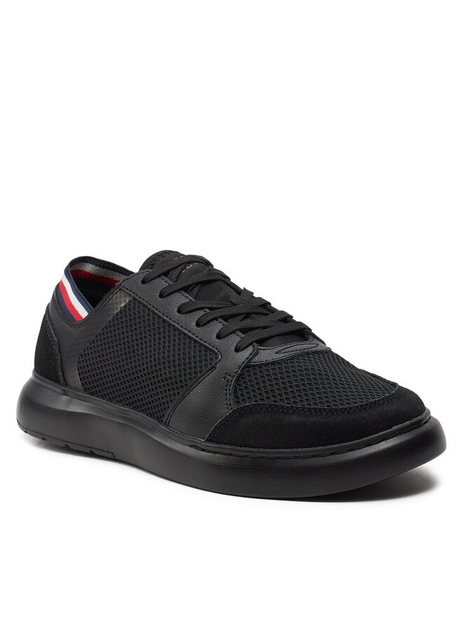 Tommy Hilfiger Sneakersy Tommy Hilfiger Lightweight Cup Seasonal Mix FM0FM04961 Černá